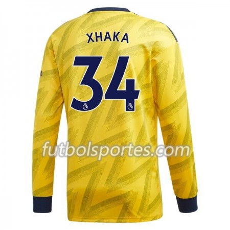 Camisetas Arsenal Granit Xhaka 34 Segunda Equipacion 2019/2020 Manga Larga